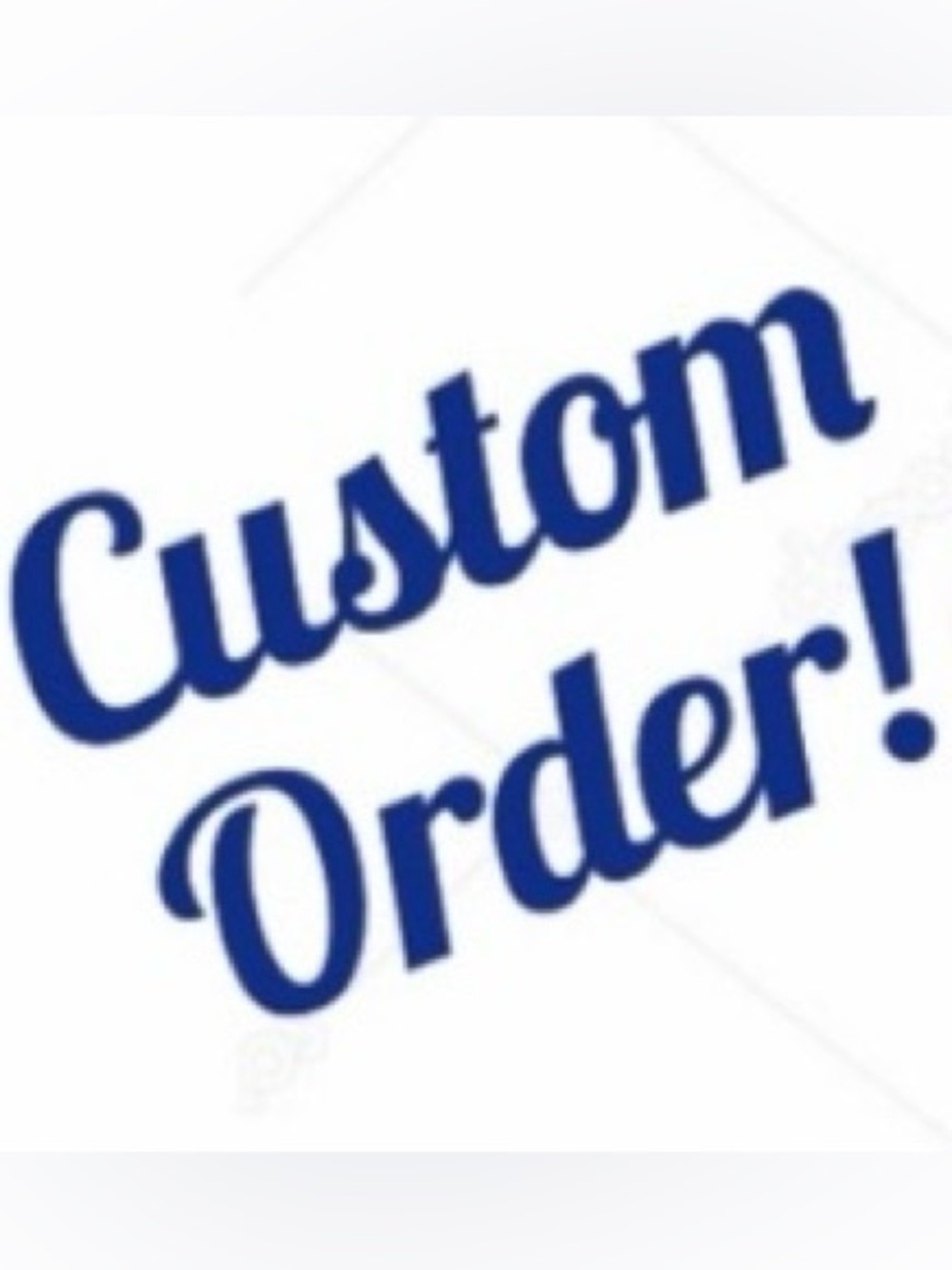Custom Order for @Martinosteph
